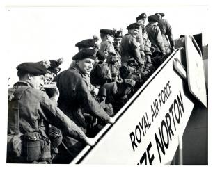 RAF VC10 RAF Brize Norton Bermuda.
