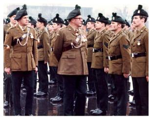 Bala Bredin Colonel of Regiment Royal Irish Rangers