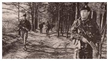 1 R IRISH Inner German Border Patrol 1989.