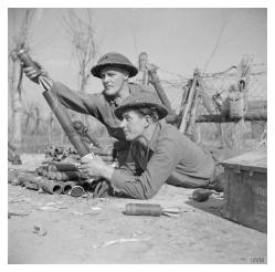 2-inch mortar Senio London Irish 2 LIR