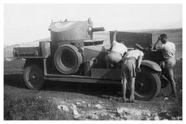 Armoured Car Palestine Royal Irish Fusiliers