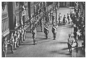 HM King Windsor castle disbanded Irish Regiments